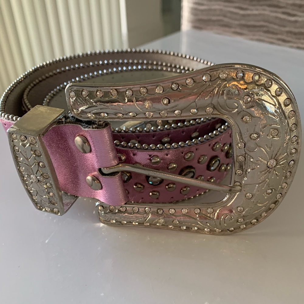 💜💜 SET OF THREE RHINESTONE BELTS